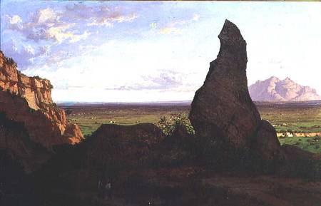 Landscape with a Prominent Rock de Luis Rigalt