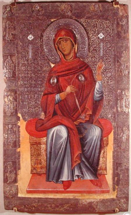 Virgin Mary, from the Annunciation de Macedonian School
