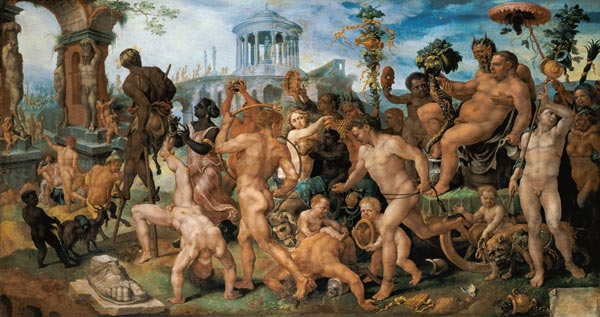 The Triumphal Procession of Bacchus de Maerten van Heemskerck