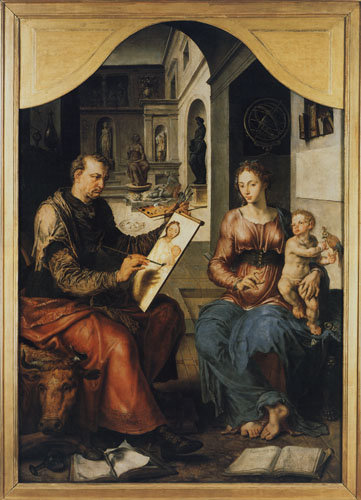 Lucas pinta Madonna de Maerten van Heemskerck
