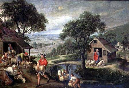 Parable of the Good Shepherd de Maerten van Valckenborch