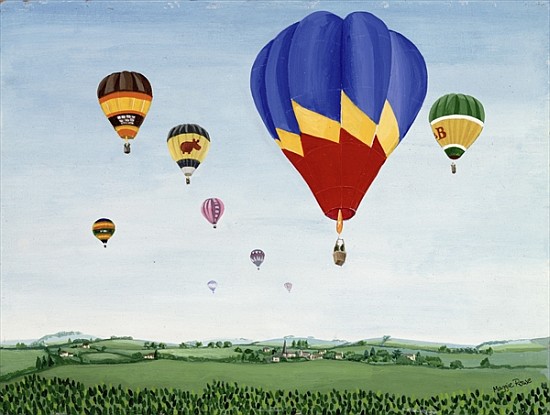 Ballooning over the Cotswolds  de  Maggie  Rowe