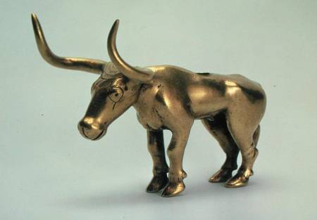 Figure of a bull, from the  burial mound of the Northern Caucasus de Maikop