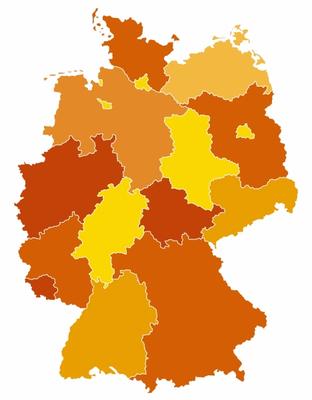 Deutschland Karte VII de Manuel Lesch