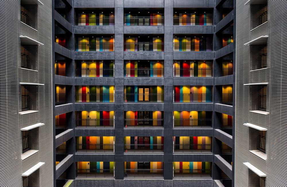 The colored doors de Marc Pelissier