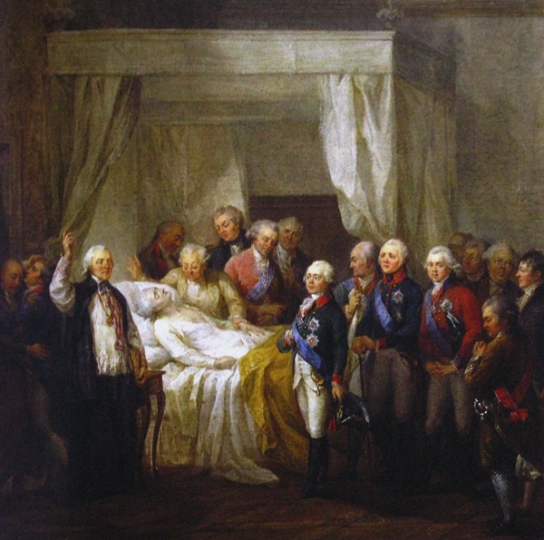 The Death of Stanislaw II August Poniatowski de Marceli Bacciarelli