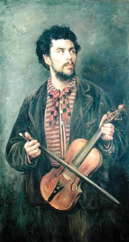 The Violin Player de Marcellin Gilbert Desboutin