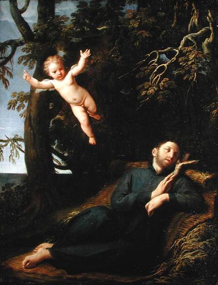 St. Francis de Sales (1567-1622) in the Desert de Marco Antonio Franceschini