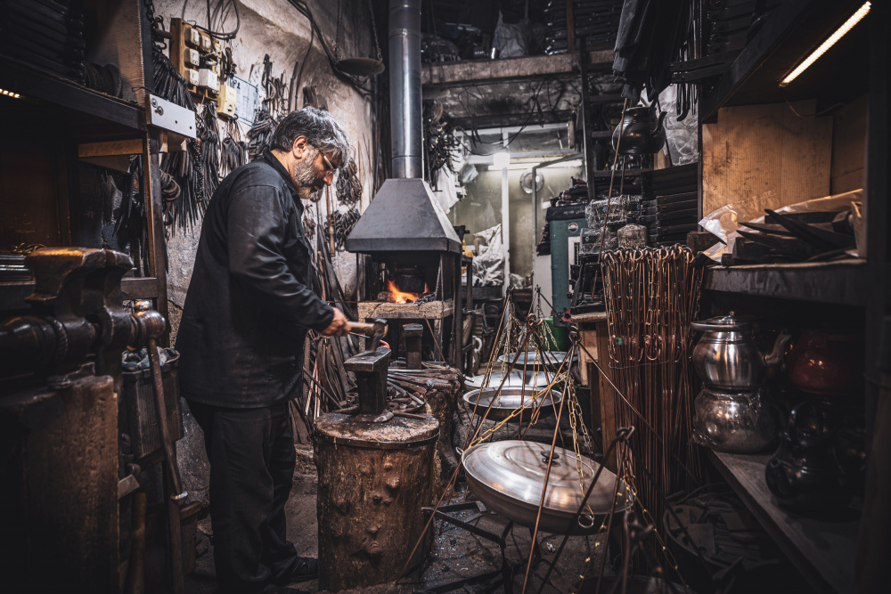 The blacksmith shop of Isfahan de Marco Tagliarino