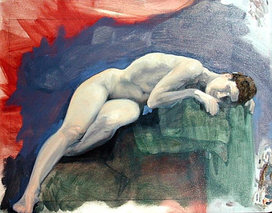 Deutscher Bildhauer, 2002 (oil on canvas)  de Marcus  Morrell