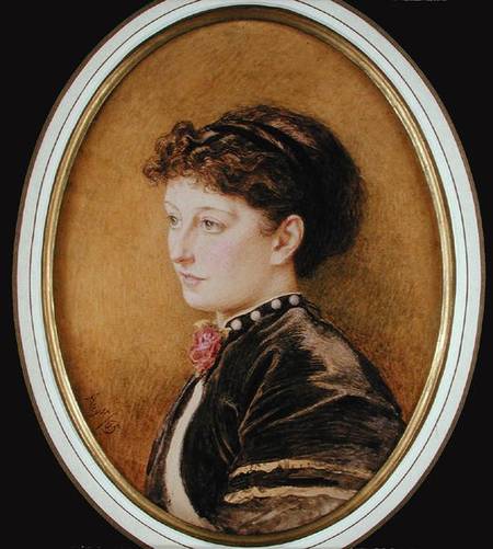 Kate Collins (nee Dickens) 1865 de Marcus Stone