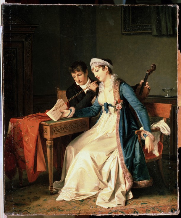 The Music Lesson de Marguerite Gérard