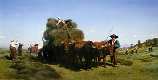 Haymaking, Auvergne de Maria-Rosa Bonheur