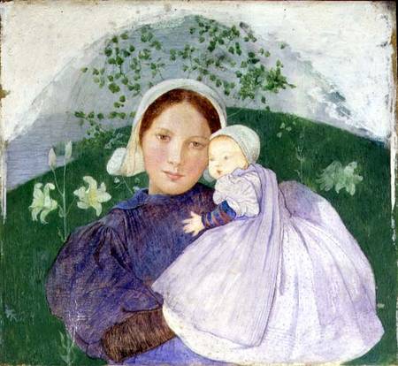 Mother and Child de Marianne Stokes