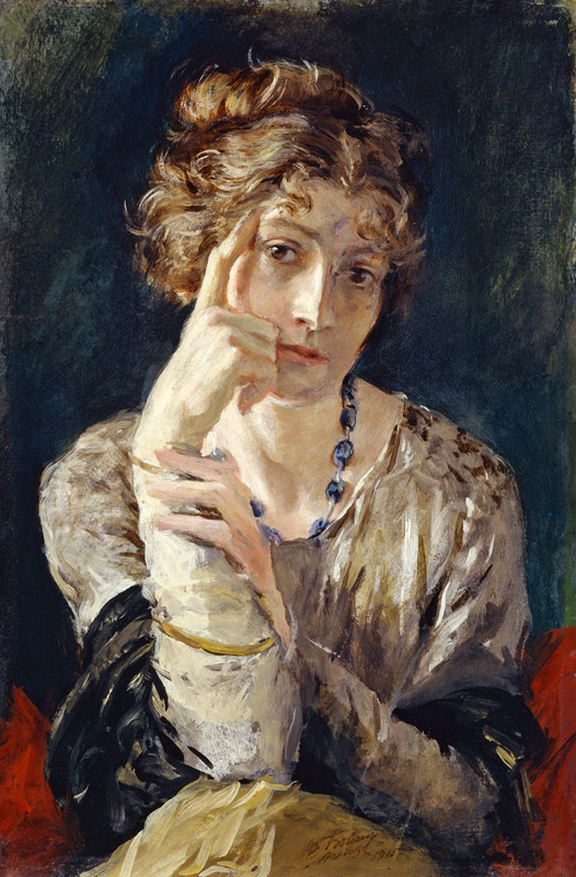 Portrait of Henriette, the artists wife de Mariano Fortuny y Madrazo