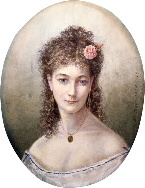 Sarah Bernhardt (1844-1923) 1869 de Marie Desire Bourgoin