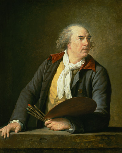 Portrait of the painter Hubert Robert. de Marie Elisabeth-Louise Vigée-Lebrun