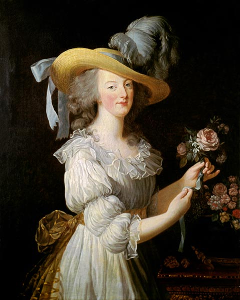 Marie Antoinette, Königin (Ludwig XVI.) von Frankreich de Marie Elisabeth-Louise Vigée-Lebrun