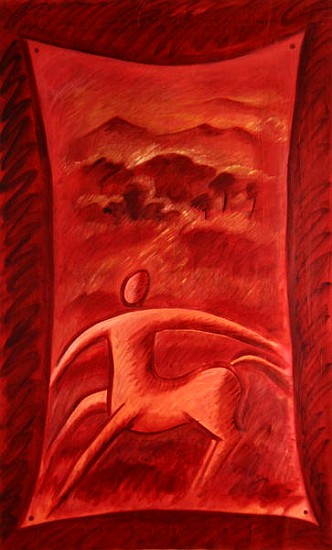 Centaure, 1995 (oil on canvas)  de Marie  Hugo