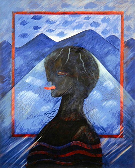 La Communion de Zoe, 1989 (oil on canvas)  de Marie  Hugo