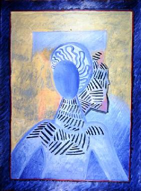 Zoe l''Africaine, 1993 (oil on paper) 