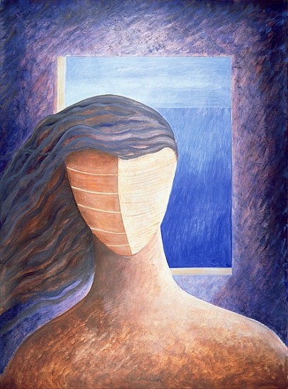 Zoe a la Fenetre, 1994 (oil on paper)  de Marie  Hugo
