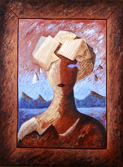 Zoe du Desert, 1994 (oil on paper)  de Marie  Hugo