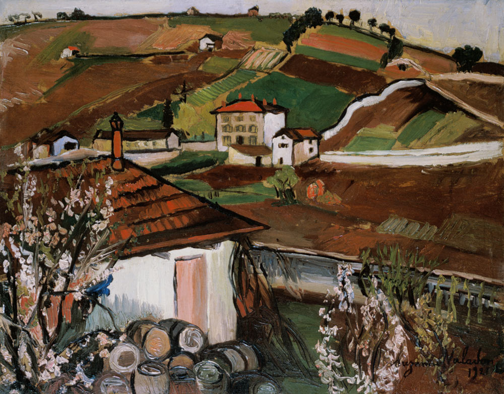Houses in the Champagne de Marie Clementine (Suzanne) Valadon
