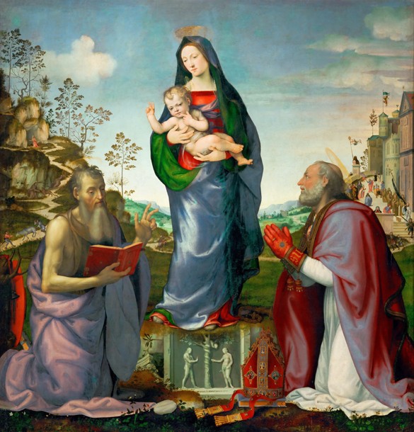 Madonna and Child with Saints James and Zenobius de Mariotto di Bigio Albertinelli