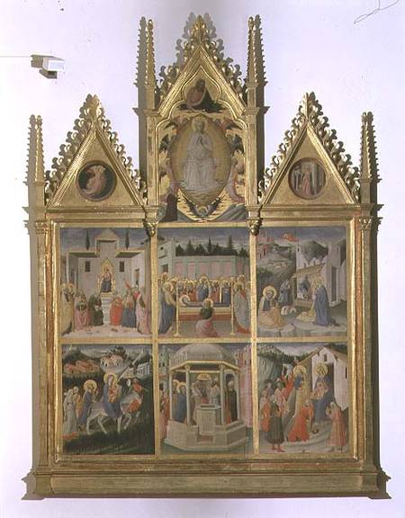 Scenes from the Life of Christ and of the Virgin, polyptych de Mariotto  di Cristofano