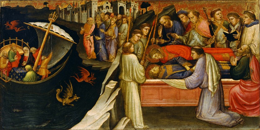 Predella Panel Representing Scenes from the Legend of Saint Stephen de Mariotto di Nardo