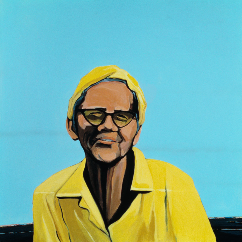 Cuban Portrait #13, 1996 (acrylic on canvas)  de Marjorie  Weiss
