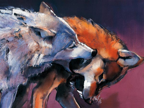 Two Wolves de Mark  Adlington