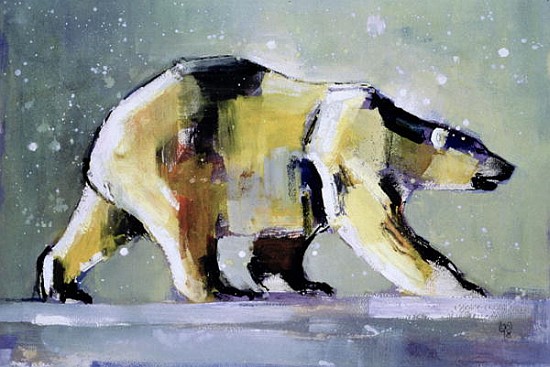 Ice Bear, 1998 (mixed media on paper)  de Mark  Adlington
