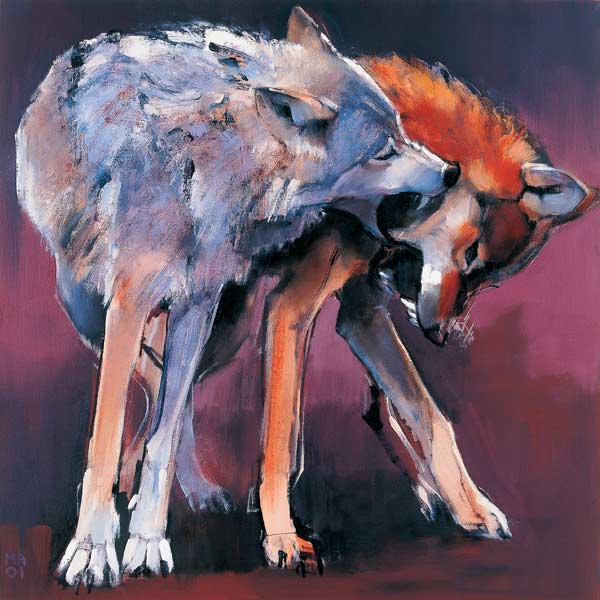 Two Wolves de Mark  Adlington