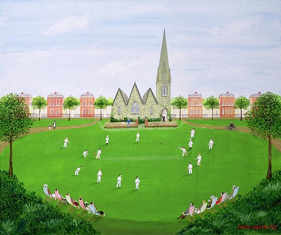 Cricket on Blackheath, 1993  de Mark  Baring