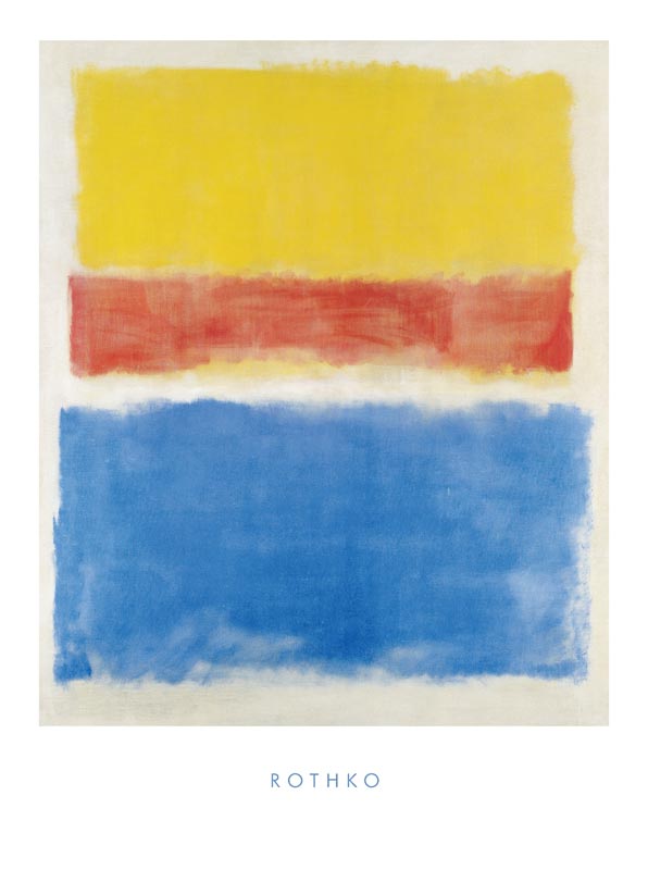 Untitled (Yellow-Red and Blue) de Mark Rothko