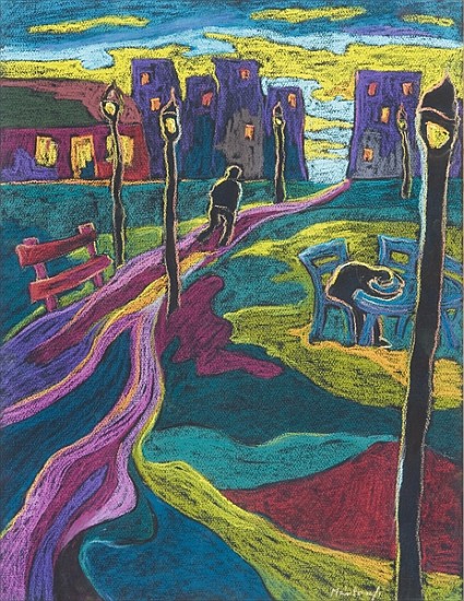 Suburbia, 2006 (pastel on paper)  de Marta  Martonfi-Benke