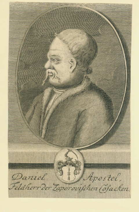 Hetman Danylo Apostol (1654-1734) de Martin Bernigeroth