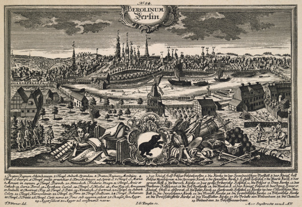 View of Berlin from the north de Martin Engelbrecht