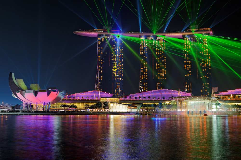 Marina Bay Sands Lasershow de Martin Fleckenstein