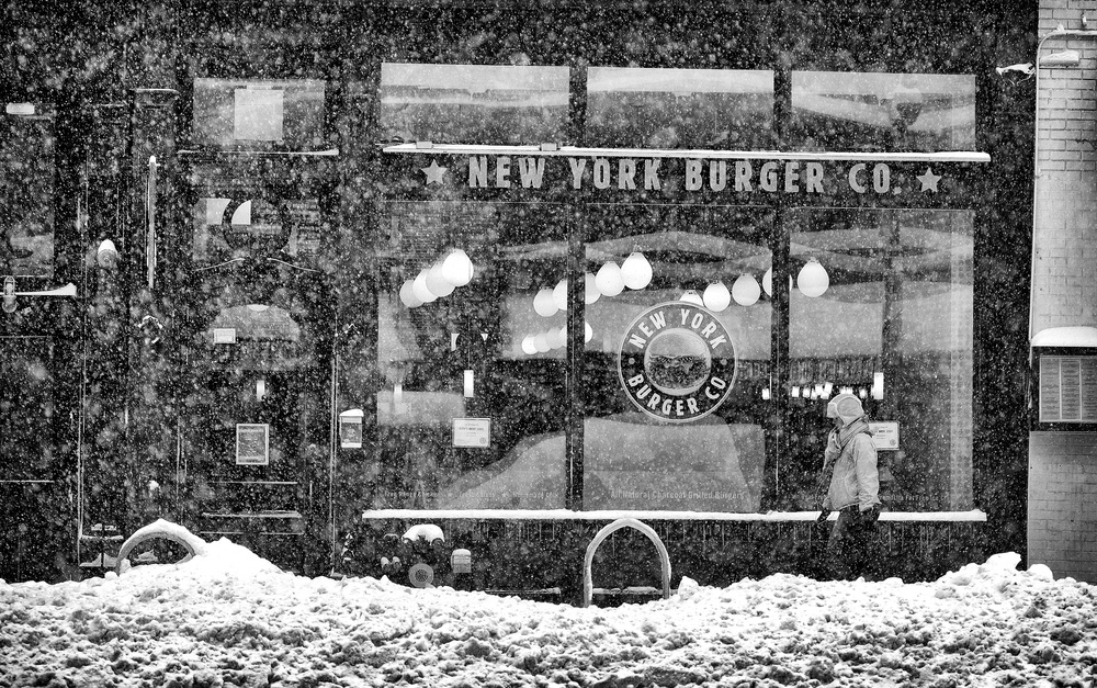 New York in Blizzard de Martin Froyda