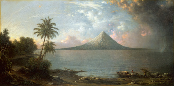 The volcano Omotepe in Nicaragua de Martin Johnson Heade