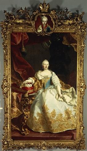 Portrait of Empress Maria Theresa with Joseph II as a child