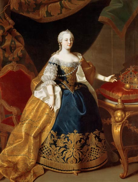 Portrait of the Empress Maria Theresa of Austria (1717-80) de Martin Mytens