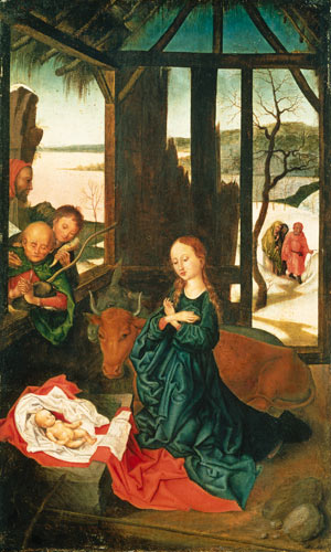 El Nacimiento de Cristo de Martin Schongauer (Umkreis)