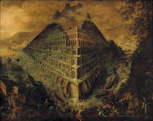 Der Turmbau zu Babel de Martin van Valckenborch