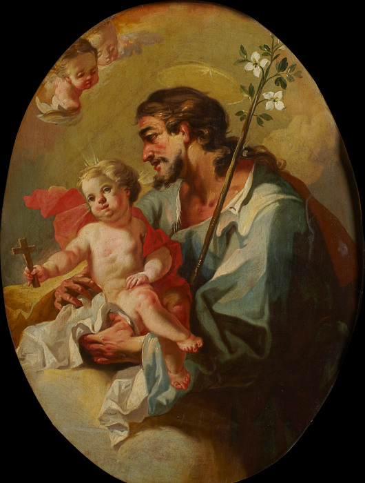 St. Joseph with the Christ Child de Martino Altomonte