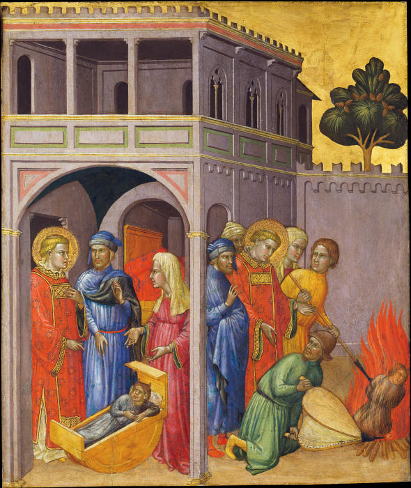 Return of the Saint and Burning of the Changeling de Martino di Bartolomeo