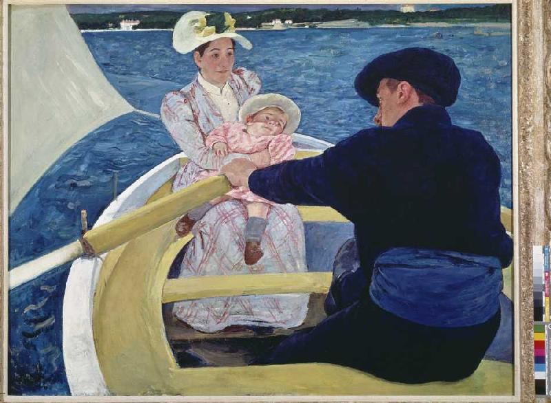 Boat game de Mary Cassatt